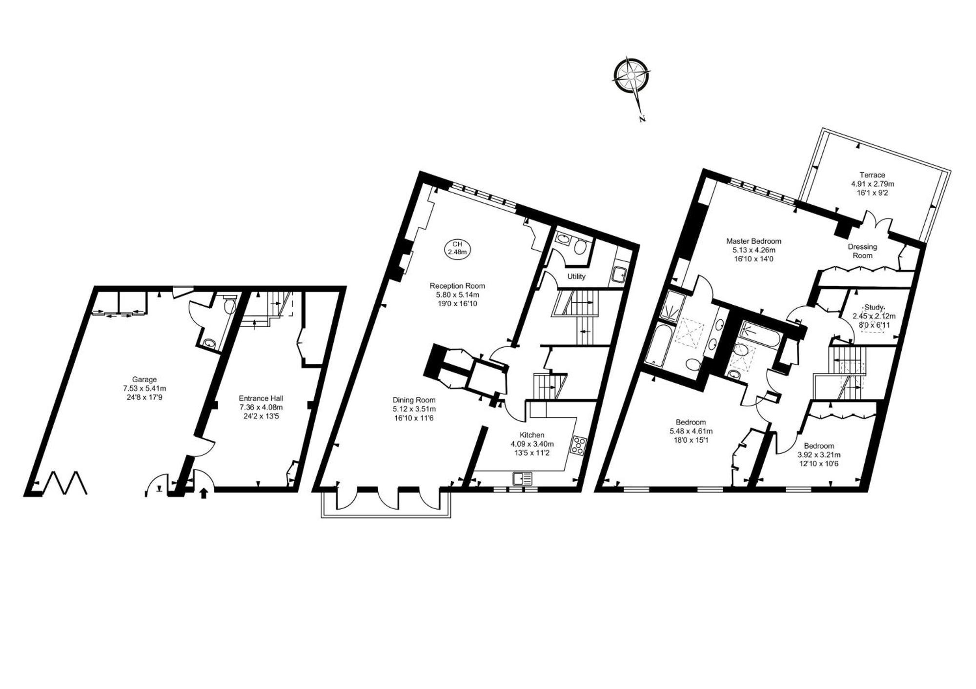 Modern 3 Bedroom Luxury House With Garage In Central Лондон Экстерьер фото